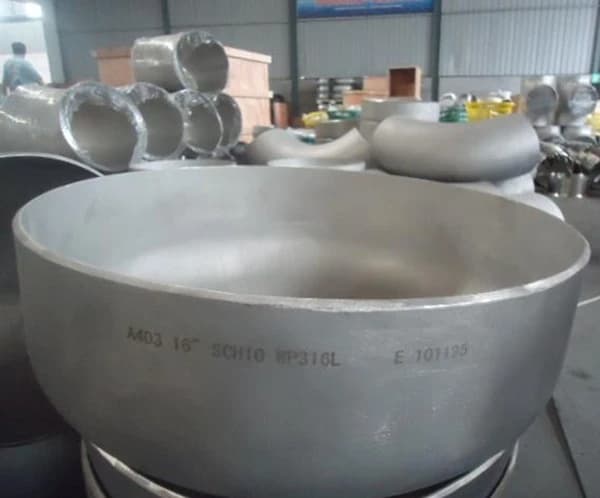 Cap din oțel inoxidabil ASME SS316L 5