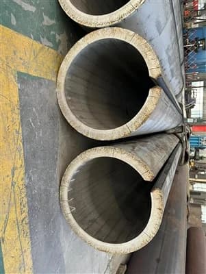 Tehnologia noastră procesează în prezent țevi sudate din oțel inoxidabil 2520 (310S), cu diametru mare și perete gros, pentru Arabia Saudită.